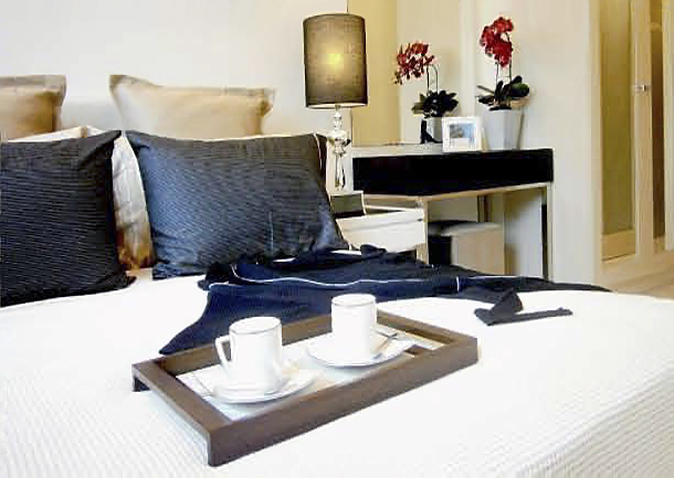 Möblierte 1-Zimmer-Wohnung mit Doppelbett, Nachttische, TV The Maledives Pattaya Jomtien