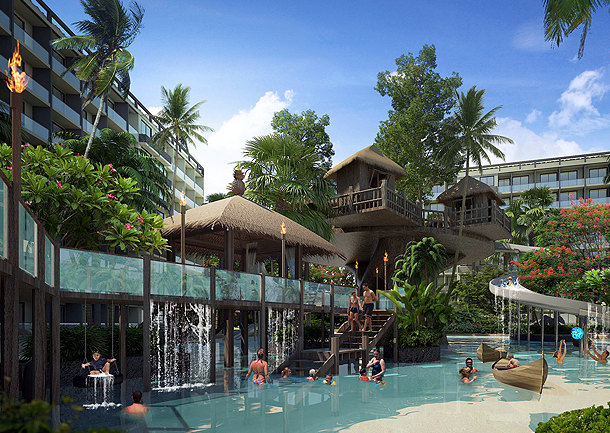 Wasserspaß für die gesamte Familie The Maldives Resort in Jomtien